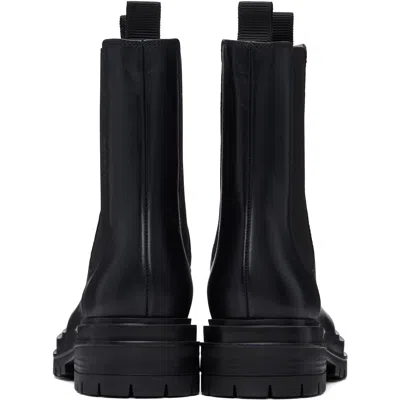 Gianvito Rossi Chester Leather Chelsea Boots In Black
