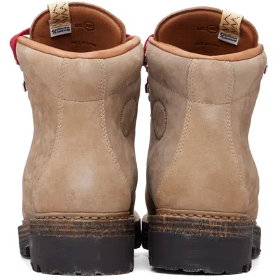 Visvim Whymper Lace-up Ankle Boots In Nude