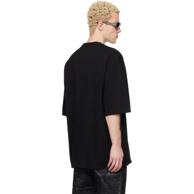 Det Blev Sent Black Oversized T-shirt In Black