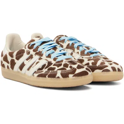 Adidas Originals Samba Og In Crystal Linen/ivory/gum 3