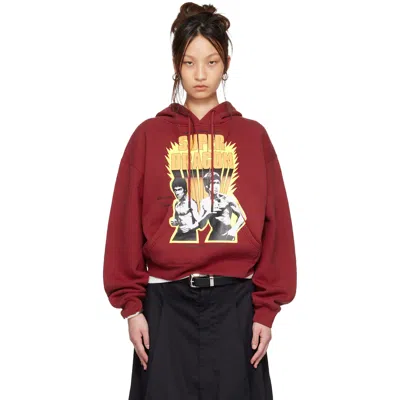 Lu'u Dan Bruce Lee X Lựu Đạn Red Heavy Weight Gym Hoodie | ModeSens