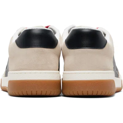 Valentino Garavani Sneakers Contrasting Panels Perforated Detailing Rubber Sole In Multi