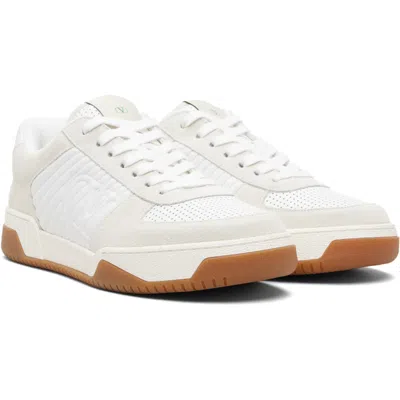 Valentino Sparry Sneakers In Split Leather And Nappa In Neutral