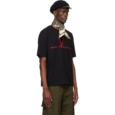 Valentino T-shirt Jersey In Black