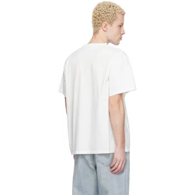 Mm6 Maison Margiela White T-shirt With Spray Print In White