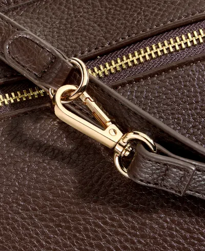 Giani Bernini Pebble Soft Medium Shoulder Bag, Exclusively At Macy's In Brown