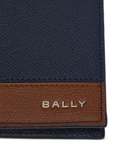 Bally Essential Bi-fold Wallet In Blue