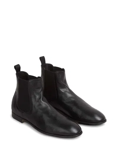 Officine Creative Solitude Elasticated-side Ankle Boots In Black