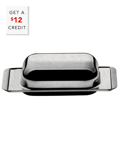 Mepra Mini Butter Dish In Gray