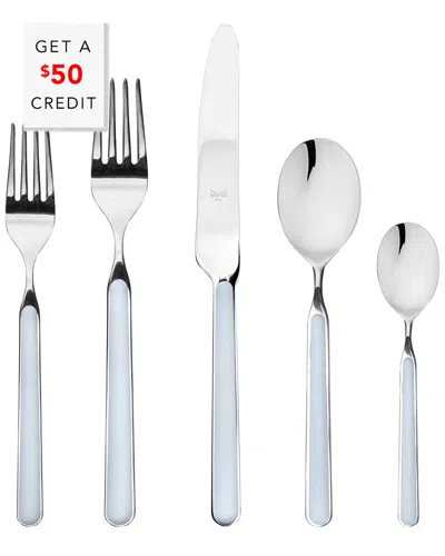 Mepra 20pc Flatware Set With $50 Credit In Blue