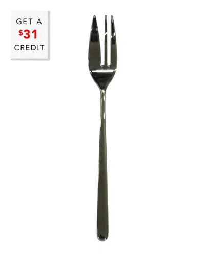 Mepra 6pc Cake Fork Set With $31 Credit In Silver