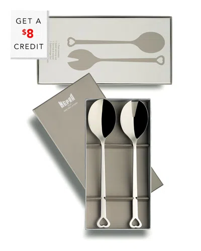 Mepra Evento Salad Serving Set In Gray