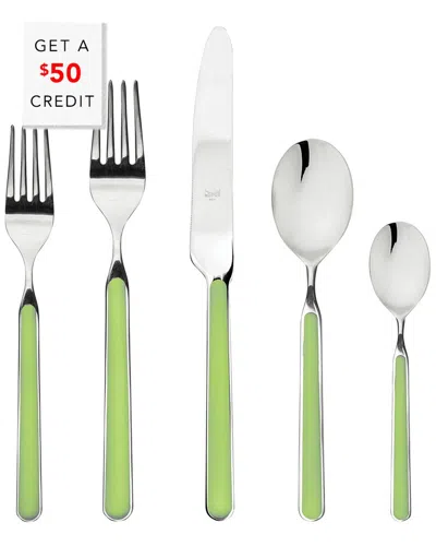 Mepra Fantasia Flatware Set In Green