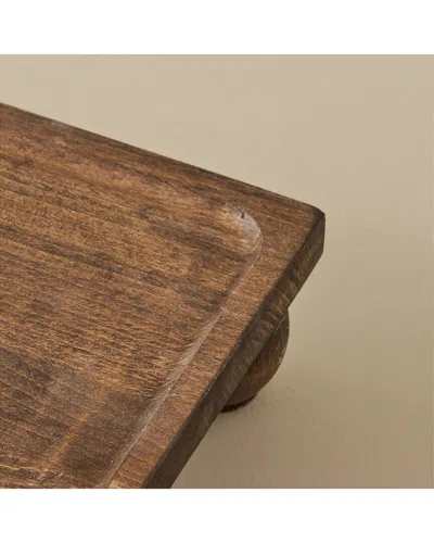 Bella Maison Wooden Rectangular Serving Stand