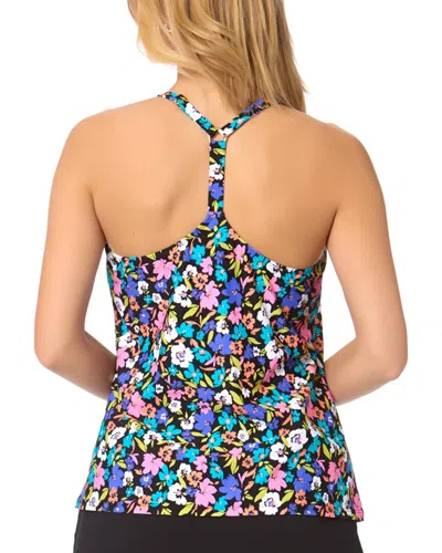 Leilani Racerback Tankini In Multi