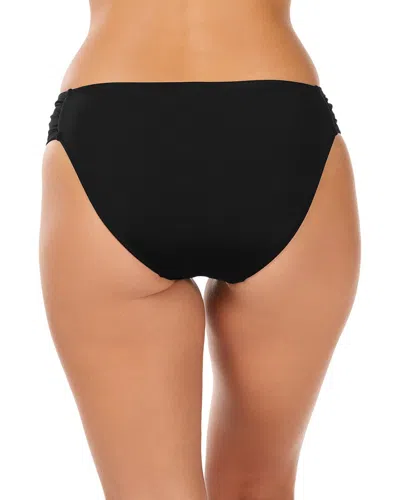 Leilani Shirred Side Basic Bottom In Black