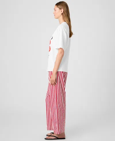French Connection La Tomate Oversize Cotton Graphic T-shirt