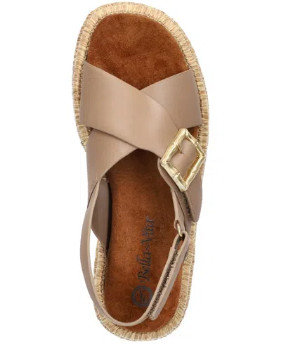 Bella Vita Jaylin Espadrille Platform Sandal In Multi