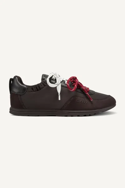 Dkny Arianna Low Top Sneaker In Brown