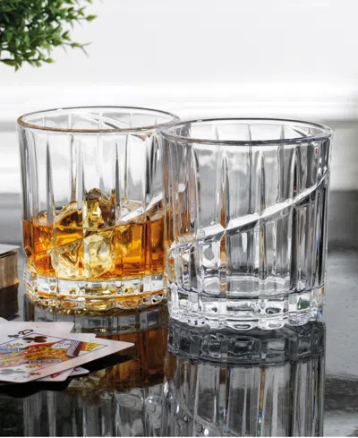 Godinger Whiskey Rye 2-pc. High Roller Set In Transparent