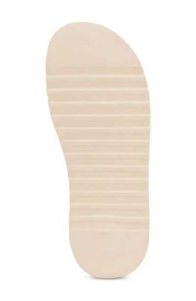 Floopi Terry Platform Slide Sandal In Neutral