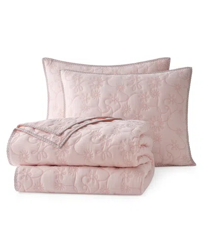 Ugg Botanical Pattern 2-pc. Quilt Set, Twin/twin Xl In Pink