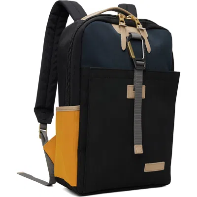Master-piece Navy & Black Link Backpack In Multi