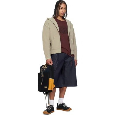 Master-piece Navy & Black Link Backpack In Multi
