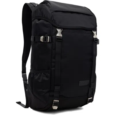 Master-piece Black Lightning Flap Backpack In Black