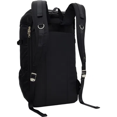 Master-piece Black Lightning Flap Backpack In Black