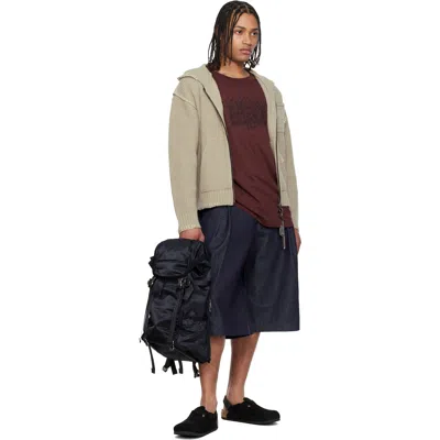 Master-piece Black Lightning Flap Backpack In Black