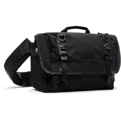 Master-piece Black Potential Messenger Bag In Black