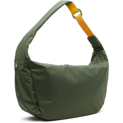 Master-piece Khaki Ark Solid L Shoulder Bag In Green