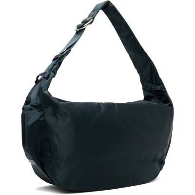 Master-piece Navy Ark Solid L Shoulder Bag In Blue