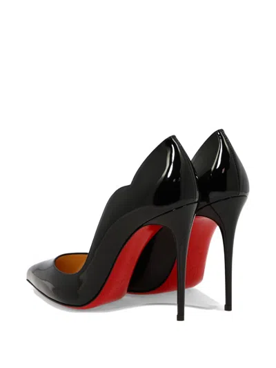 Christian Louboutin Hot Chick 100mm Patent Red Sole High-heel Pumps In Black