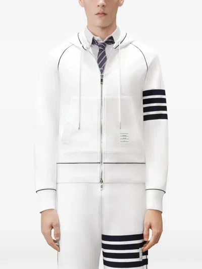 Thom Browne Loopback Stripe-detail Hoodie In Multi