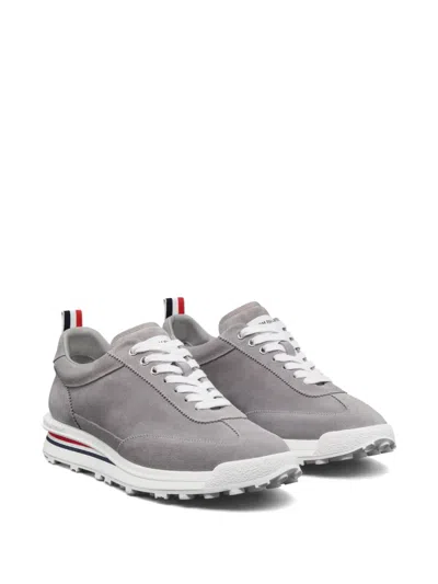 Thom Browne Tech Runner Sneakers In Gray