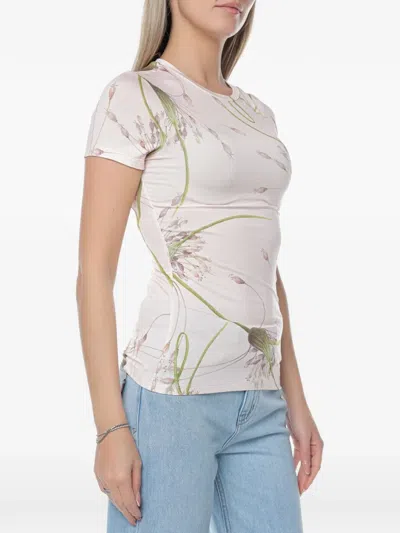 Ted Baker Floral-print T-shirt In Multi