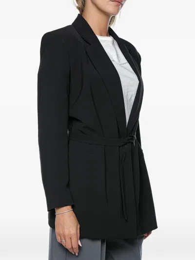 Armani Exchange Belted Blazer In Pattern