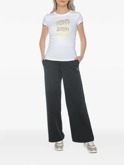 Armani Exchange Logo-print T-shirt In White