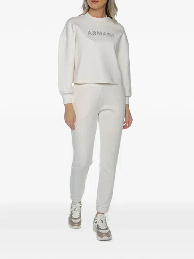 Armani Exchange Logo-embellished Sweatshirt In Multi
