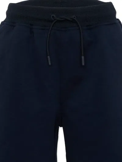 K-way Drawstring Logo-patch Shorts In Blue