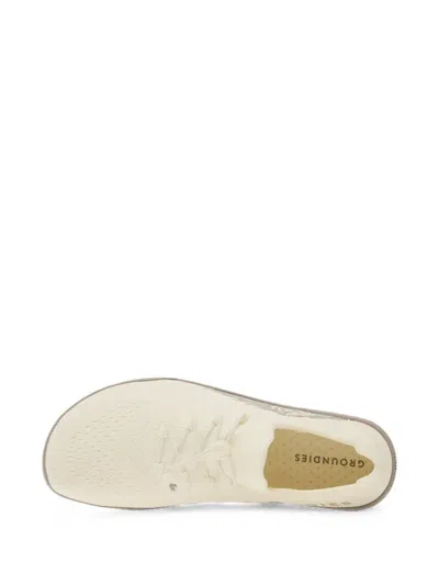 Grounds Logo-print Sneakers In Neutral