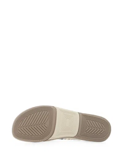 Grounds Logo-print Sneakers In Neutral