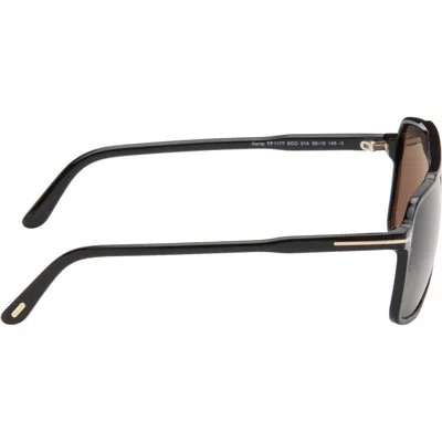 Tom Ford Ft1177 Oversized Square Frame Sunglasses In Brown