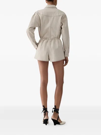Jacquemus Women Beige Le Short De-nimes Amelo Shorts, 28 Luxury Shorts For Women Darveys In Neutral