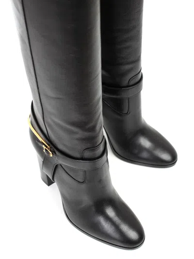 Celine Boots 110 Heel In Black