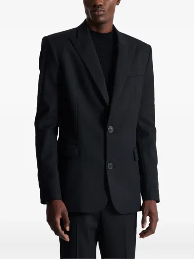 Balmain Tailored 2-button Wool Jacket For Men In Black