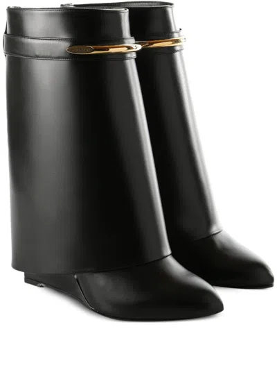Givenchy Gold Hardware Wedge In Black