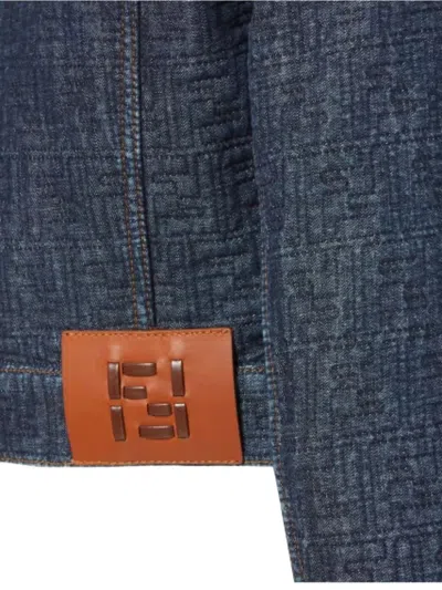 Fendi Brunello Cucinelli Striped Cotton T-shirt In Blue